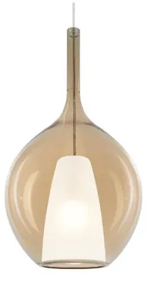Obrázok produktu pre Závesné svietidlo Ideal Lux 2x E27, jantárové, IP20, KALIQUE 359632