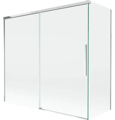 Obrázek produktu pro Mexen Rox vanová zástěna 2-křídlová posuvná 170 + 70 x 150 cm, transparentní, chrom - 8C9-170-070-01-00