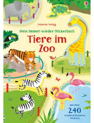 Obrázek produktu pro Mein Immer-wieder-Stickerbuch: Tiere im Zoo