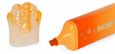 Image de EVERYDAY LEGAMI : Surligneurs "Meow" orange. Autre