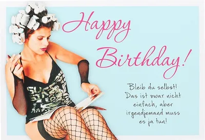 Produktbild von Cartolini Klappkarte mit Sprüchen 048  zum Geburtstag