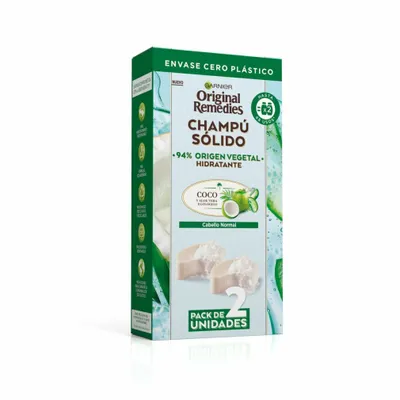 Zdjęcie produktu dla Garnier Original Remedies Stały szampon do włosów normalnych 2 x 60 g