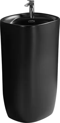 Immagine prodotto di Mexen Irma lavabo a colonna 50 x 46 cm, nero opaco - 26145170