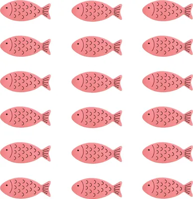 Produktbild von Oblique Unique 18 Holz Fische Streudeko Tischdeko Taufdeko für Taufe Kommunion Konfirmation Firmung Deko Mädchen - rosa