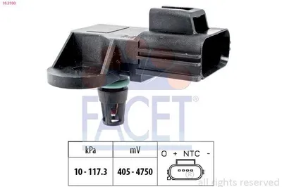Produktbild von FACET Luftdrucksensor Höhenanpassung 10.3100 für FORD Fiesta Mk5 Schrägheck (JH1, JD1, JH3, JD3)