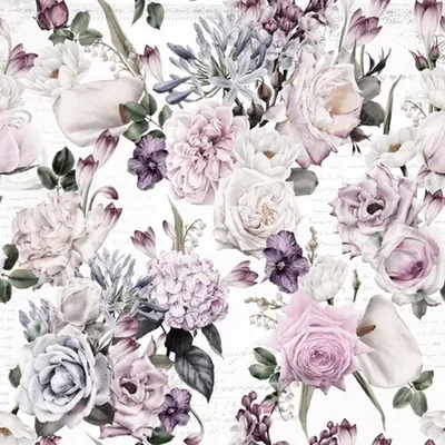 Obrázek produktu pro 20 ubrousků Kukkien Iloa - Vintage flower variety 33x33cm