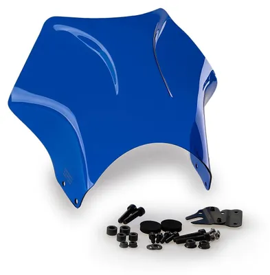 Productafbeelding van Windscherm PUIG Raptor, blauw, 295x355mm, goedgekeurd (ABE) voor Kawasaki