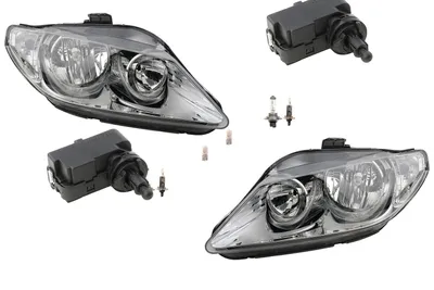 Zdjęcie produktu dla Johns, reflektory pasujące do Seat Exeo 12/08- z zestawem żarówek lewy + prawy z serwomotorem