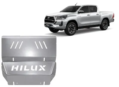 Produktbild von Kühlerschutz für unten aus Aluminium für Toyota Hilux Invincible - 2021 - 2026