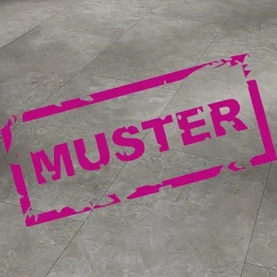 Produktbild von Handmuster zu Laminat 8.0 Beton Ornament dunkelgrau