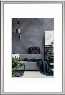 Produktbild von Hama Detroit, Einzelbilderrahmen, Aluminium, Silber, Glanz, Wand, 21 x 29,7 cm