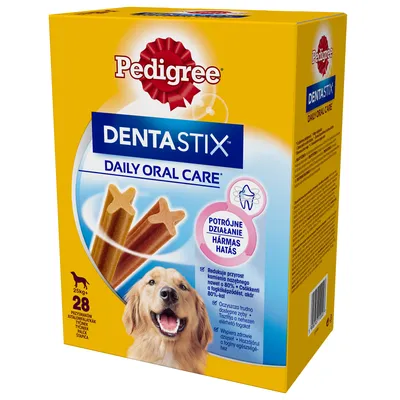 Produktbild von Pedigree DentaStix (große Rassen) Zahnpflege für Hunde 28 Stk. - 4 x (4x270g)