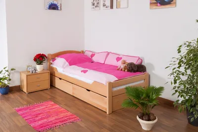 Produktbild von Einzelbett, 200cm x 90cm x 74,50cm (LxBxH)