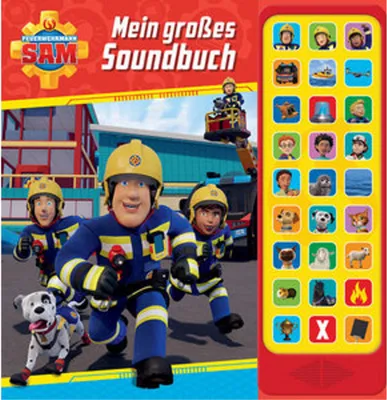 Produktbild von Feuerwehrmann Sam - Mein großes Soundbuch - 27-Button-Soundbuch - Hardcover-Buch mit 27 Geräuschen