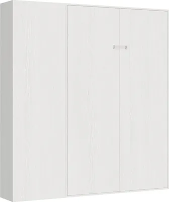 Produktbild von ITAMOBY - Schrankbett Kentaro 140 vertikal mit Säulenschrank Esche weiß