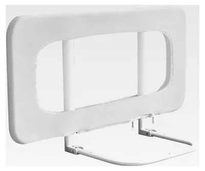 Produktbild von Bettgitter, Bettschutzgitter mit verstärktem Eisenrohr und Oxford-Stoff, höhenverstellbares Kinderbettgitter von 45-67 cm, Rausfallschutz für Kinderbett und Etagenbett