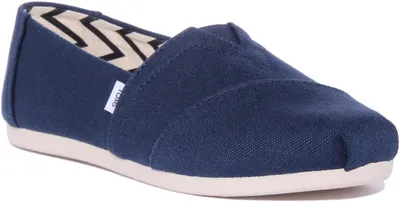 Produktbild von Toms Alpargata Frauen Recycelte Baumwolle Le wand Schlupf Auf Turnschuhe Mar e – undefined / Marine