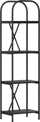 Zdjęcie produktu dla vidaXL Półka na książki o wyglądzie czarnego dębu 40 x 30 x 146 cm materiał drewnopochodny