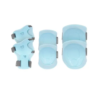 Produktbild von Schonerset Protektoren Schutzausrüstung Inliner Schützer Pads Schoner Kinder Blau S