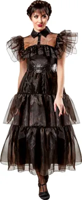 Produktbild von Wednesday Addams Rave'n Adult Dress Costume - Size M