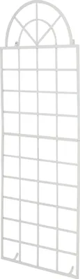 Produktbild von Klettergerüst Eisenspalier – Dekorativer Pflanzenständer – Elegantes antikes Patina-Finish. Farbe: Weiß