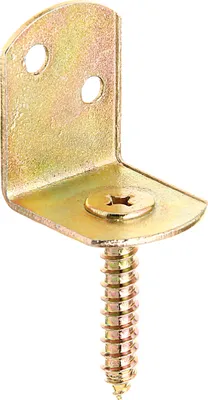 Immagine prodotto di Alberts 212957 Staffa per recinzione Wattle a forma di L, zincata, passivata a film spesso, altezza totale 83 mm, set da 72