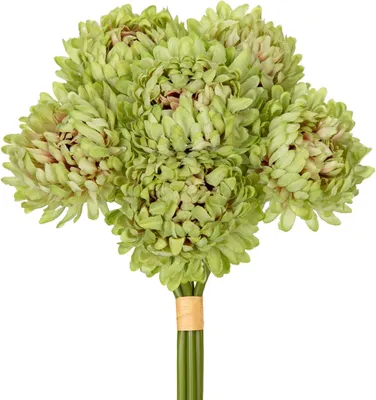 Obrázok produktu pre Umelé chrysantémy, 3 kusy, výška 23 cm, vhodné na dekoráciu interiéru