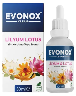 Produktbild von Evonox Clean | Lilium & Lotus Duftessenz für Wolltrocknerbälle 30ml