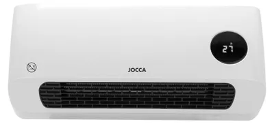 Image de Ventilateur mural réversible Chauffage Soufflant 2000W Télécommande Écran LED Chaud/Froid Minuteur hebdomadaire 3 modes Jocca