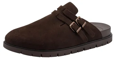 Productafbeelding van Tamaris Comfort dames slippers, plat model, mokka, maat 39