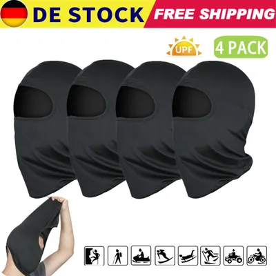 Produktbild von 4 X Sturmhaube Gesichtsmaske Balaclava Face Mask Winddicht Fahrradmaske Warm Bike Ski