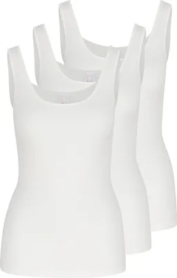Produktbild von Nina von C. 3er Pack Daily Unterhemd / Top Im klassischen Design, Perfekte Passform, Angenehm auf der Haut