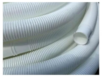 Produktbild von Poolschlauch 32 mm, 1,25 Meter lang, flexibler Schlauch für Poolpumpen (Weiß)