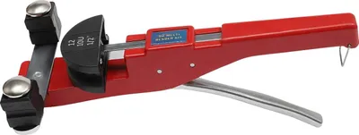 Produktbild von Rohrbiegemaschine, manuelle Bedienung, 7 Biegeköpfe, Rot