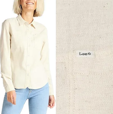 Produktbild von Lee Frauenmaterial Shirt 2 Taschenarbeit Hemd Olive Green L45Ujynx 112110591