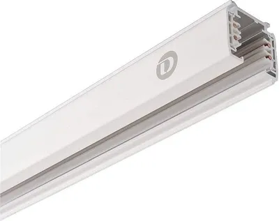 Image de rail d'alimentation triphasé D LINE, en saillie, 220-240V AC/50-60Hz, 200cm, blanc