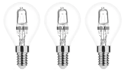 Produktbild von Modee E14 Halogen Kugellampe P45 42W 624lm 2700K Warmweiß Dimmbar 3 Stück