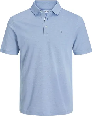Produktbild von JACK & JONES Polo Shirt Kurzarm Uni Hemd JJEPAULOS Pique Baumwolle Größe: XL