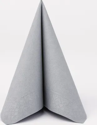 Produktbild von Sovie HORECA Serviette Grau aus Tissue Deluxe®, 4-lagig, 40 x 40 cm, 50 Stück
