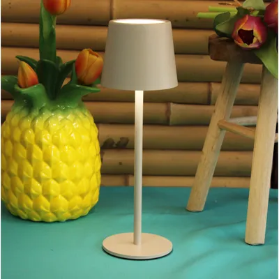 Produktbild von Tragbare Tischleuchte Ambiance - beige/sandfarben - Beruhrungssensor - drahtlos/aufladbar USB - inne