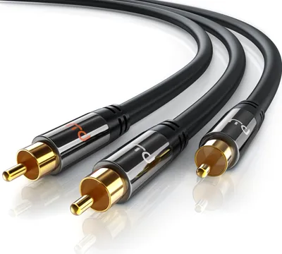 Zdjęcie produktu dla Kabel audio Primewire Y-Cinch, RCA, kabel audio HiFi, wieloekranowy, 1x RCA do 2x RCA - 7,5 m
