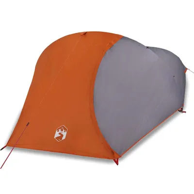 Immagine prodotto di Tenda da Campeggio a Cupola 4 Persone Grigio e Arancione Impermeabile