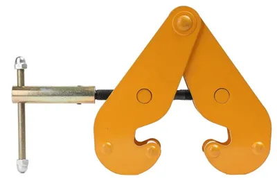 Produktbild von Trägerklemme - Vertikale Hebeklemme - Tragfähigkeit 1 t - Öffnung 75–220 mm - Schwerlast - Für Metallträger - Für Rigging und Hebearbeiten