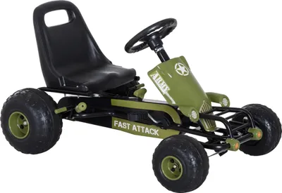 Produktbild von Go-Kart, Fahrspaß, verstellbarer Sitz, Unisex, Grün