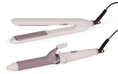 Produktbild von LIVOO DOS215 Set für Styling: Glätteisen und Lockenstab in einem, mit Keramikbeschichtung, schnelle Aufheizung bis 200°C