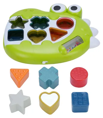 Produktbild von Leuchtendes musikalisches Formsortierspielzeug, pädagogische Baby-Sortiergeräusche für Kleinkinder