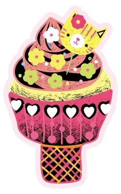 Produktbild von Avenir Scratch Spiel magnetisch Yummi Dessert kreatives Spielzeug