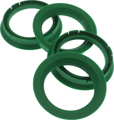 Produktbild von 4x Zentrierringe 72,5 x 56,6 mm Grün Felgen Ringe Germany