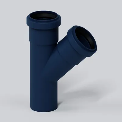 Produktbild von Poloplast POLO-KAL NG, Abzweig, DN 50/50, 45°, 1 Stk.