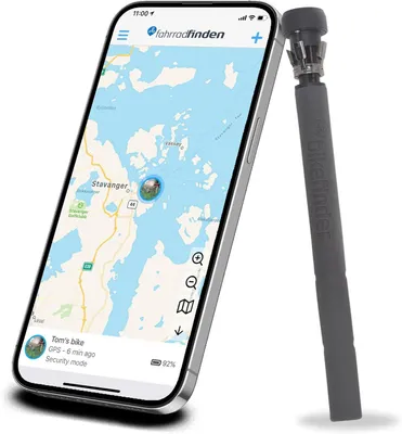 Image de Localisateur GPS pour vélos Van BikeFinder, dissimulé dans le guidon, appareil de détection de vélo, anti-vol, système de sécurité antivol, carte SIM incluse, abonnement requis